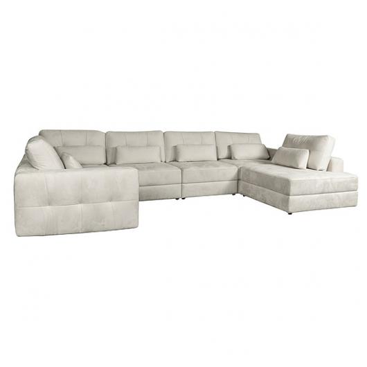 Угловой диван «Мелдон» (1L.90.10M.10M.90.4R) в ткани