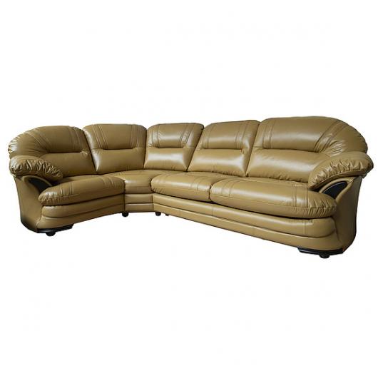 Угловой кожаный диван «Йорк» (3мL/R901R/L)