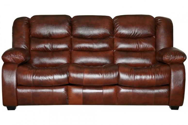 Трёхместный кожаный диван «Манчестер 1» (3м)
