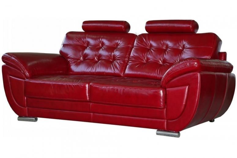 Трёхместный кожаный диван «Редфорд» (3м)