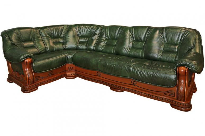 Угловой диван «Консул 2020» (3мL/R901R/L) в коже
