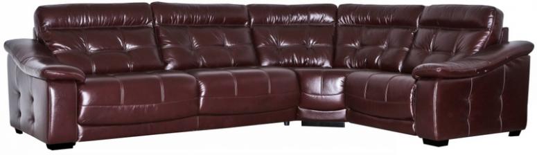 Угловой диван «Мирано» (3мL/R901R/L) в коже