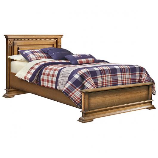 Кровать односпальная Верди Люкс с низким изножьем П434.04/1