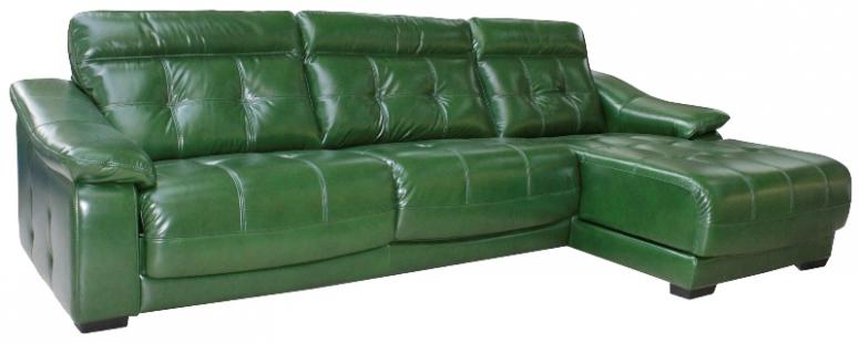 Угловой диван «Мирано» (3ML/R8MR/L) в коже