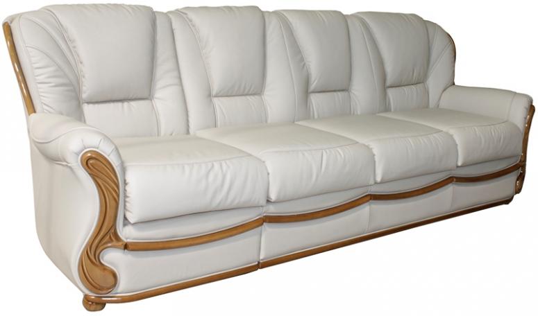 Четырехместный кожаный диван «Изабель 2» (3ML1R)