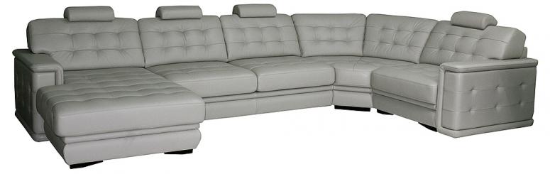 Угловой диван «Ричмонд» (1L/R90.30М8МL/R) в коже