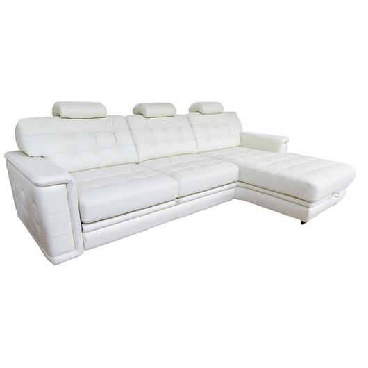 Угловой диван «Ричмонд» (3ML/R.8МR/L) в коже