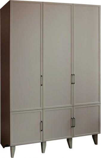 Шкаф для одежды 3Д «Наполи» П7.054.1.16, ЛДСП+МДФ, Капучино
