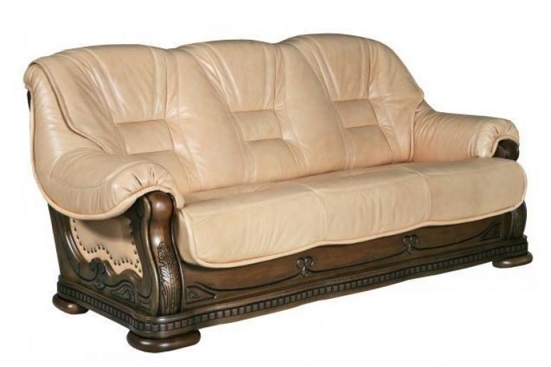 Трехместный диван «Консул 2020» ("Консул 23") (3м) в коже