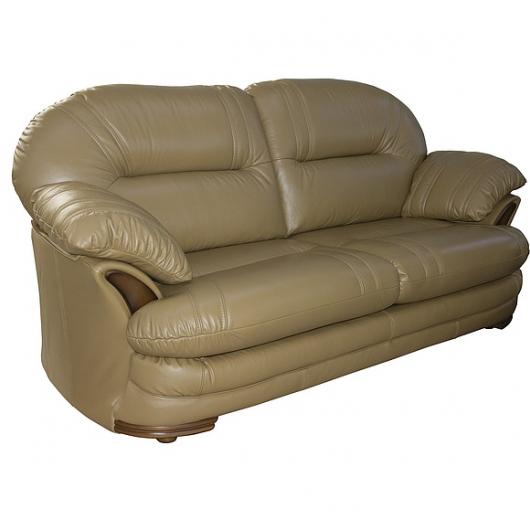 Трехместный диван «Йорк» (3м)  в натуральной коже